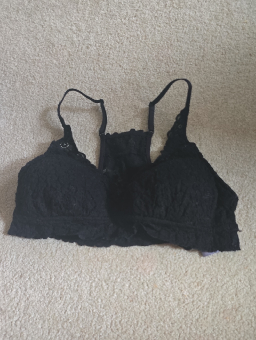 Aerie Black Lace Wireless Bralette
